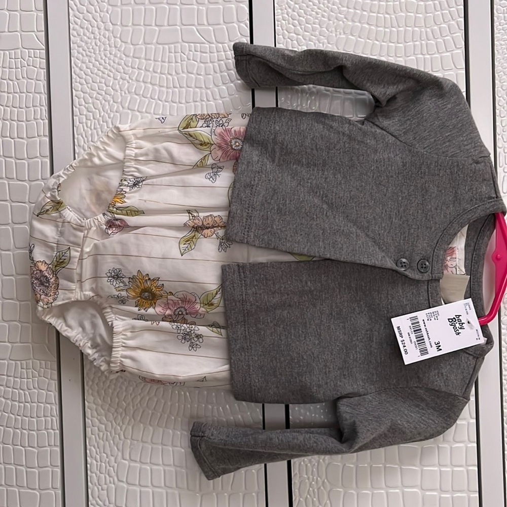 2 piece baby girl set 3M